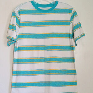 Wonder Nation striped short sleeve shirt Boys XL 14/16